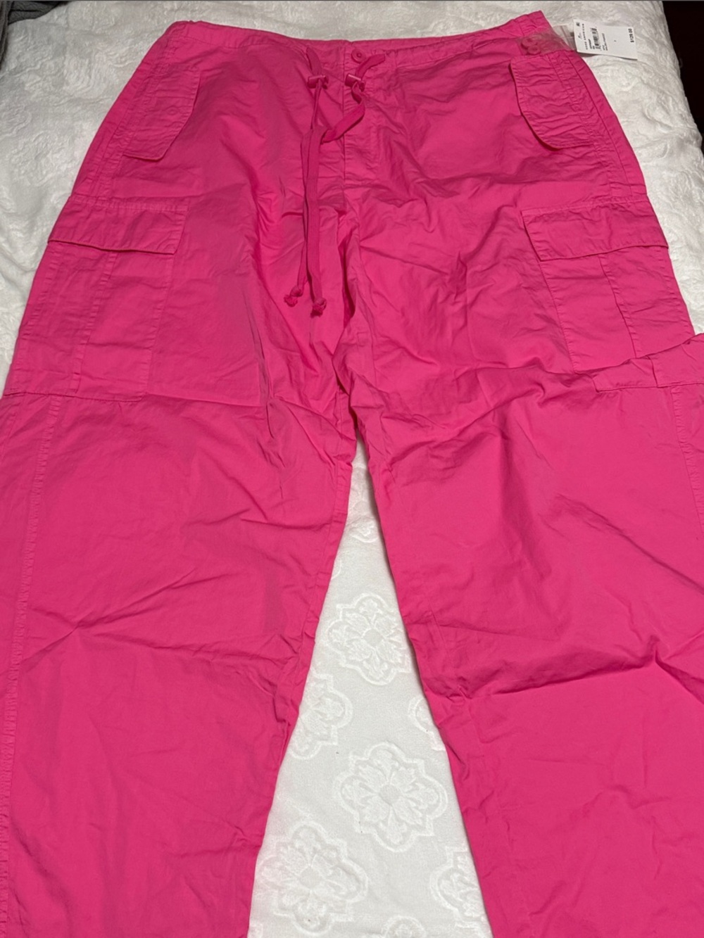 Good American Hot Pink Casual Pants